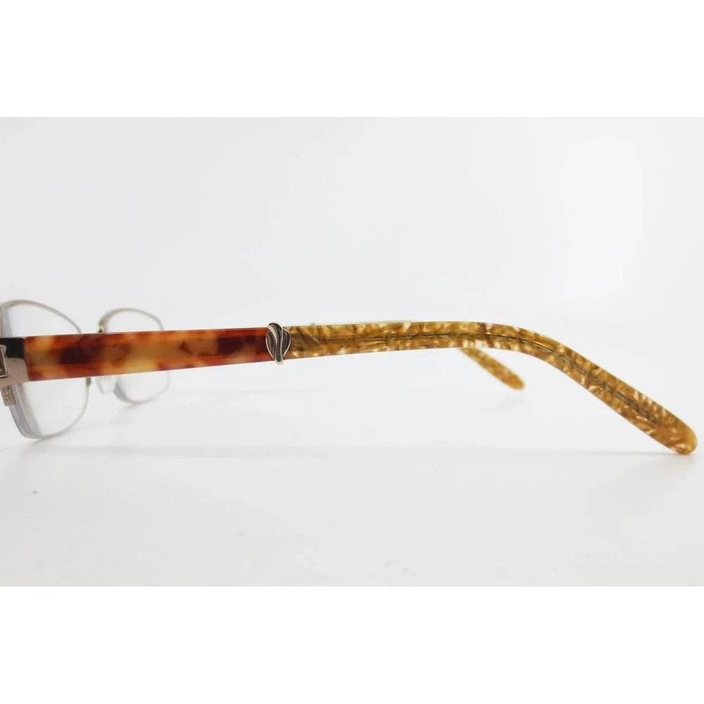 WR 5101 BR Bronze Semi Rimless Rectangle Eyeglasses Frames 50-18-135 Tortoise